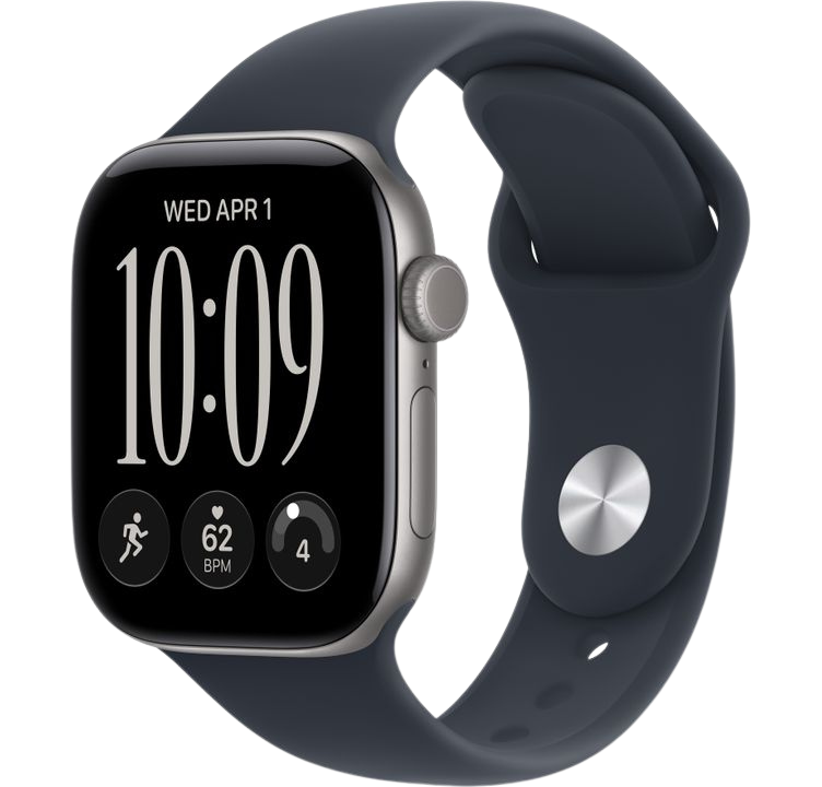 Часы Apple Watch Series 12 46mm Space Gray Aluminum Case GPS Sport Band Navy Blue M/L