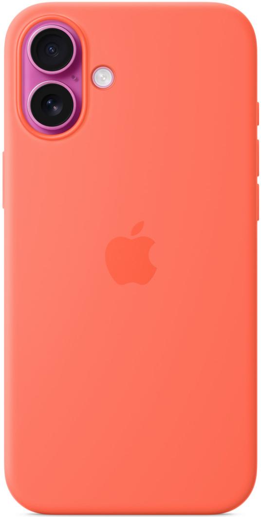 Чехол для iPhone 16 Plus Silicone Case with MagSafe Tangerine